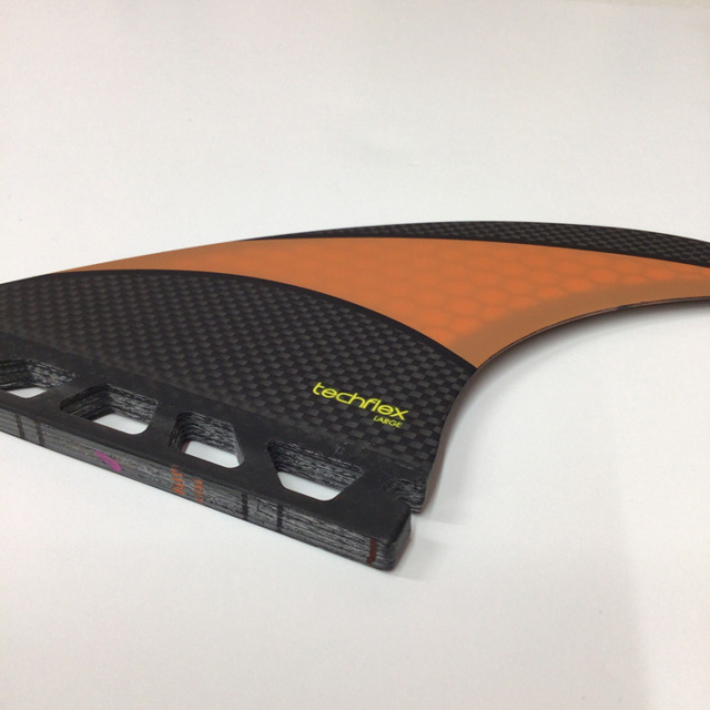 futures. TECH FLEX AM2 Large 5FIN [BLACK_ORANGE] フューチャー