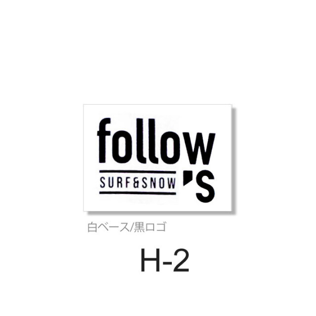 follows 限定ステッカー プリントステッカー シール 四角