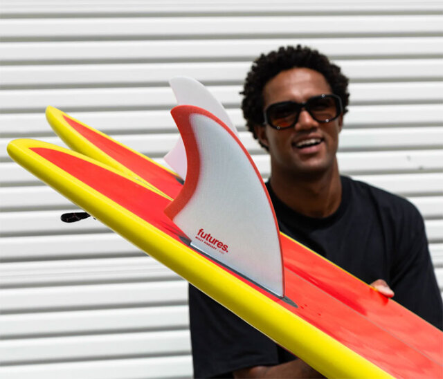 FUTURES FIN フューチャーフィン FIBER GLASS MIKEY FEBRUARY KEEL  