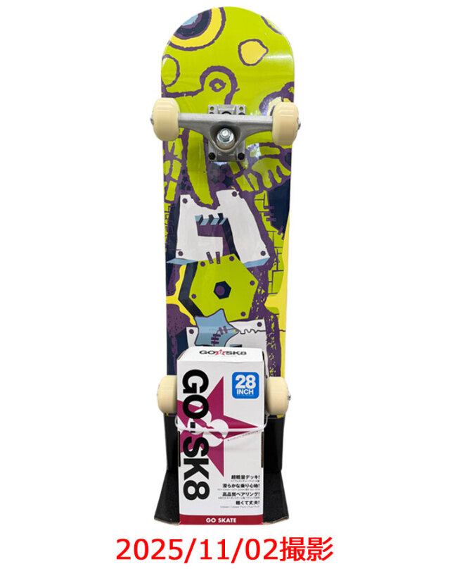 26 GOSK8 ゴースケート キッズ スケートボード コンプリート 28インチ 
