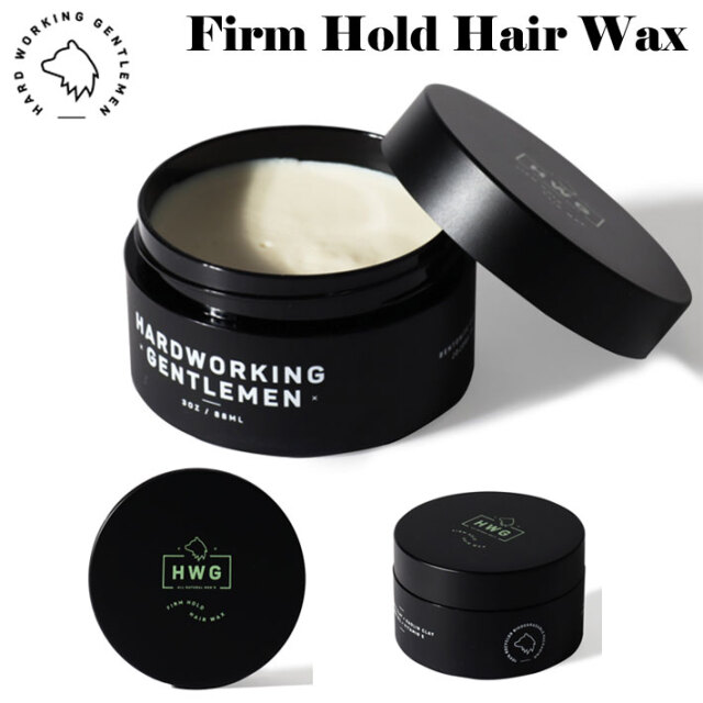 Hard Working Gentlemen ヘアワックス Firm Hold Hair Wax ハードワーキングジェントルマン スタイリング剤 オーガニック メンズ Wax