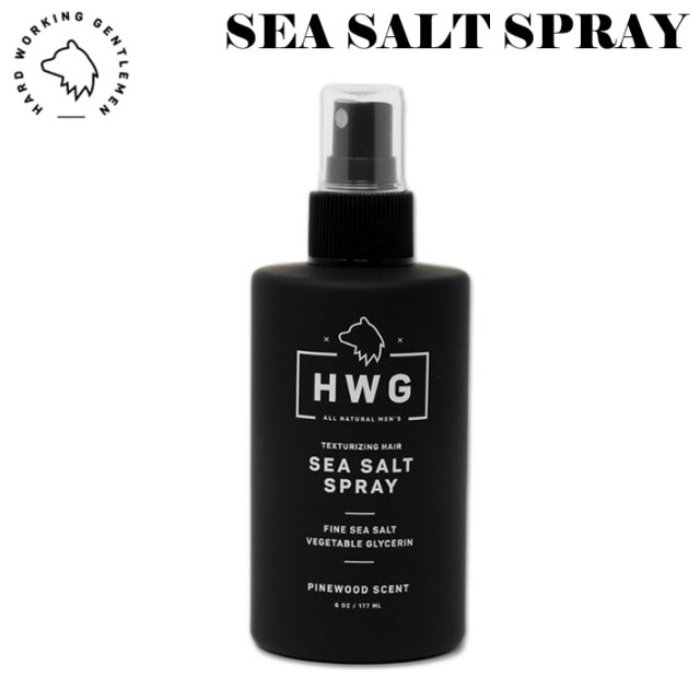 Hard Working Gentlemen ヘアスプレー Sea Salt Spray ハードワーキングジェントルマン スタイリング剤 オーガニック メンズ Wax