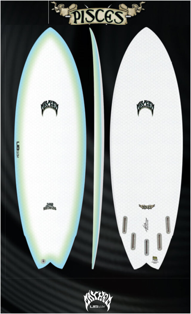 LIBTECH サーフボード リブテック PISCES 5'10 / 6'0 パイシーズ