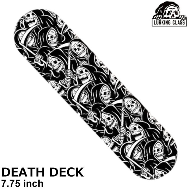 【新品デッキ】DEATH SKATEBOARD 7.75 デススケートボード スケート デッキ LURKING CLASS ラーキングクラス スケートボード