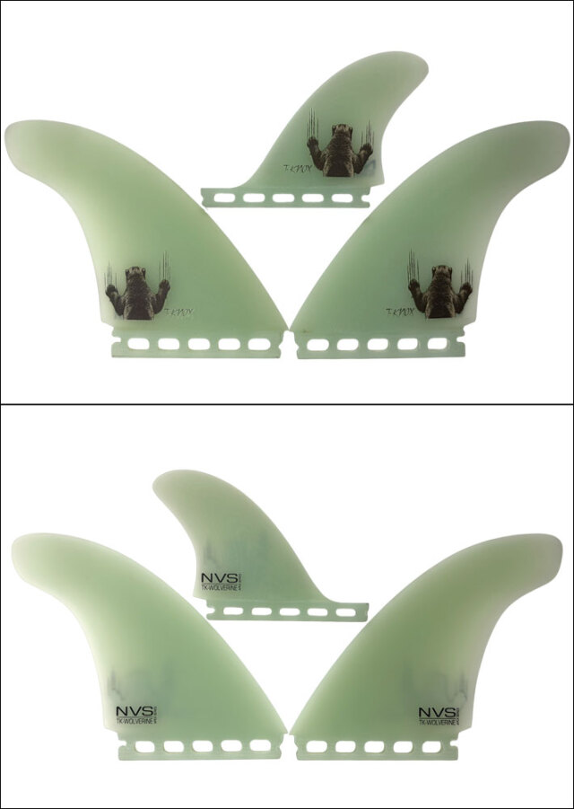 ショートボード用フィン NVS Fin フィン TAYLOR KNOX Wolverine TWIN+
