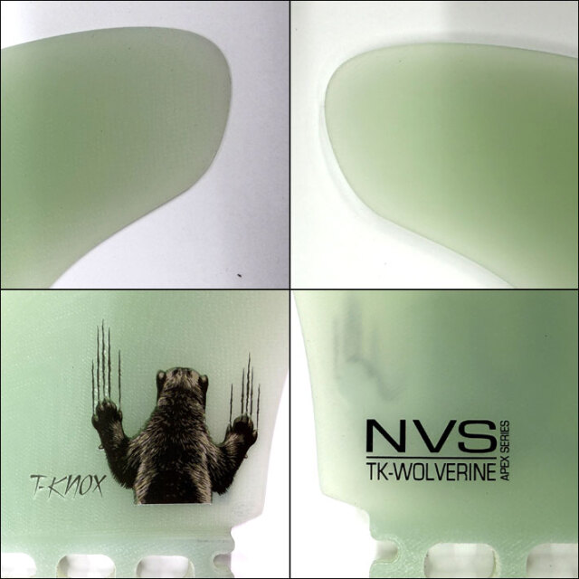 ショートボード用フィン NVS Fin フィン TAYLOR KNOX Wolverine TWIN+