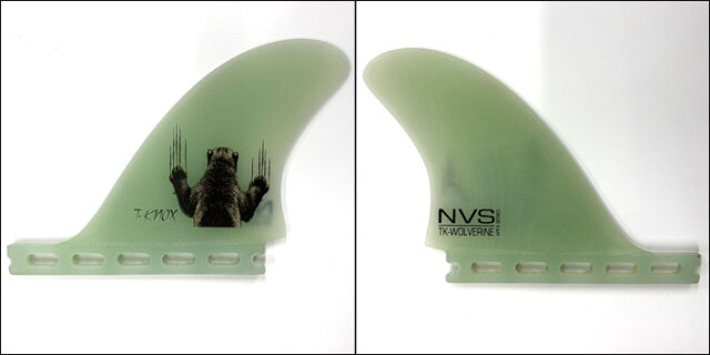 Vフィン ショートボード用フィン NVS Fin フィン TAYLOR KNOX Wolverine TWIN+