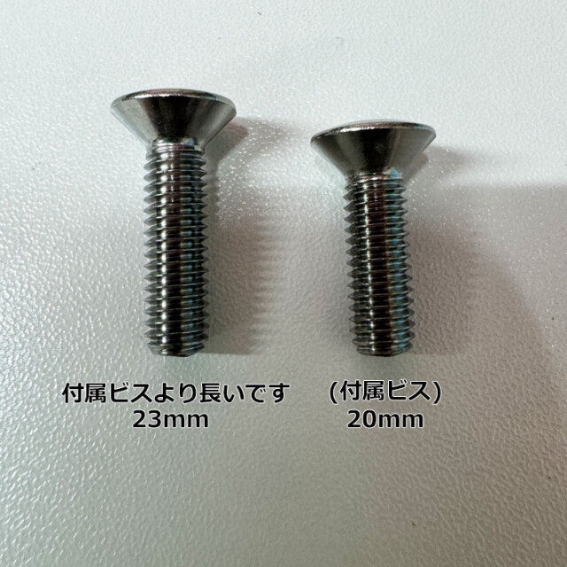 OJKプレート ビス [M6 × 23mm] MOTION ASSIST PLATE 01 CARVING