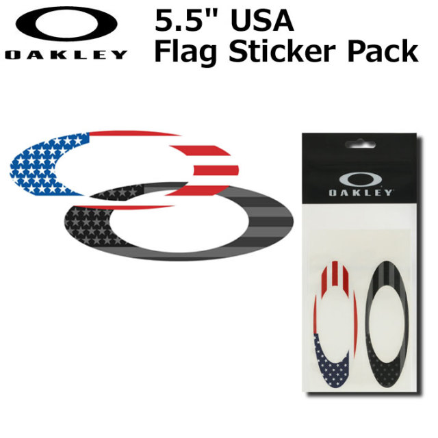 Oakley オークリー ステッカー 5 5 Usa Flag Sticker Pack 2 ロゴ 2枚set Oakley オークリー ステッカー 5 5 Usa Flag Sticker Pack 2 ロゴ 2枚set