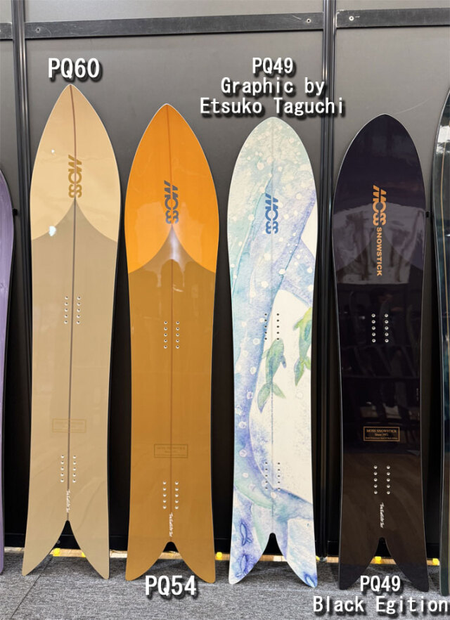 予約商品] 25-26 MOSS SNOWSTICK パウダーボード PQ60 モス スノー 