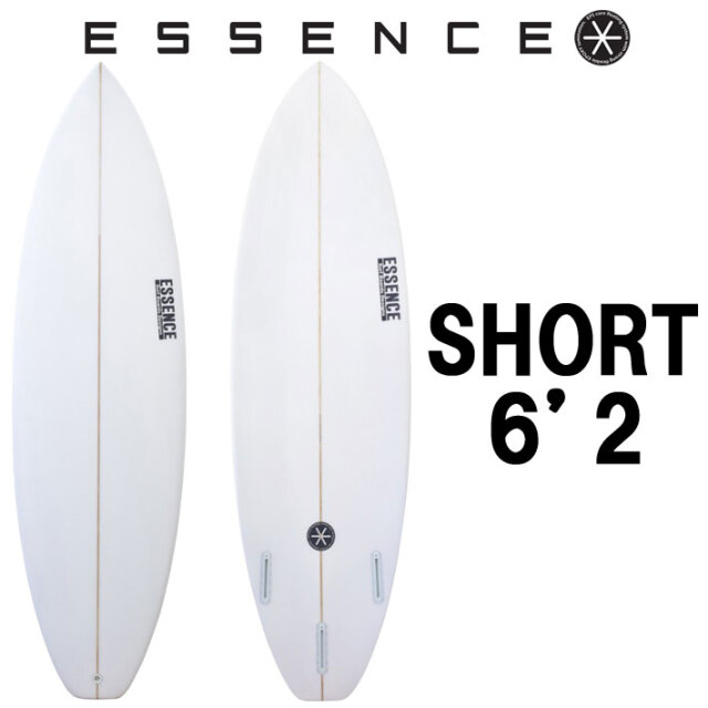 ESSENCE BOARDS エッセンス サーフボード SHORT 6.2ft CLEAR