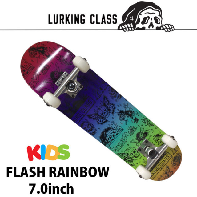 【超激レア】【超激希少】 FUCKEDUPBLINDKIDS オールドスケート キッズサイズ 組立済み スケートボード LURKING CLASS 7.0inch FLASH