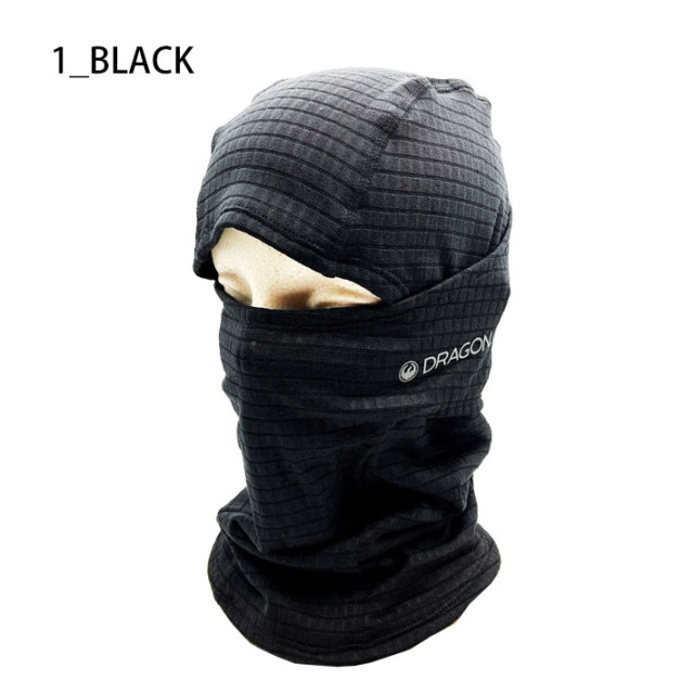 メール便発送商品] 25-26 DRAGON ドラゴン バラクラバ WAFFLE GRID