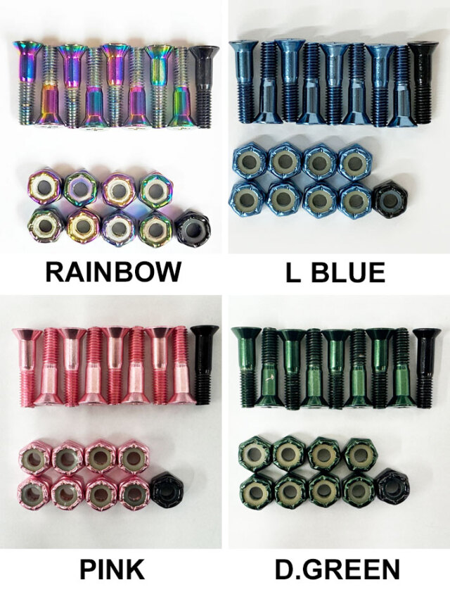 【処分セール】 スケボー ビス 7/8 インチ プラス スケートボード ボルト スケボー ビス 7/8 インチ プラス スケートボード ボルト ネジ ナット