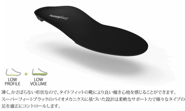 SUPER FEET スーパーフィート BLACK ブラック インソール [正規