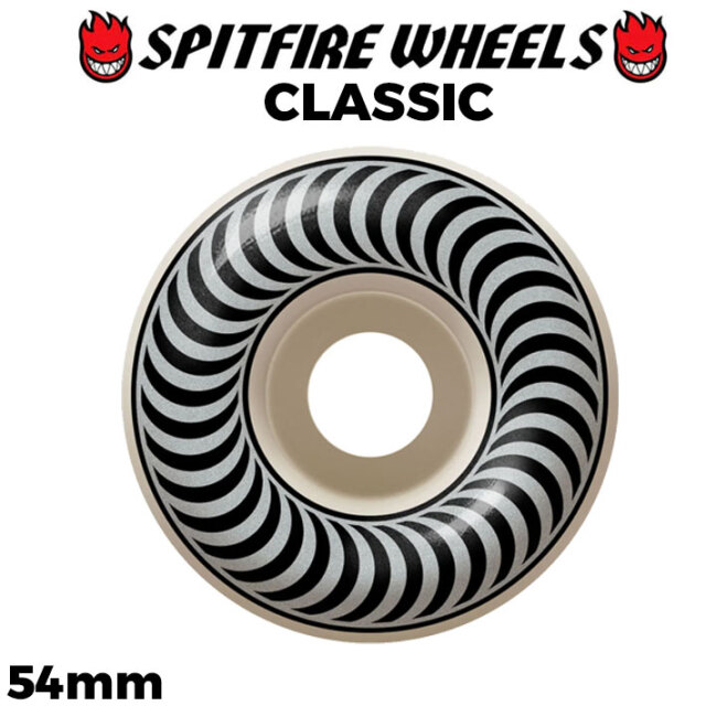 スケートボード Spitfire Spanky Wheels 99Duro 54mm スピットファイアー [3] CLASSIC 54mm 99DURO(99A) スケート