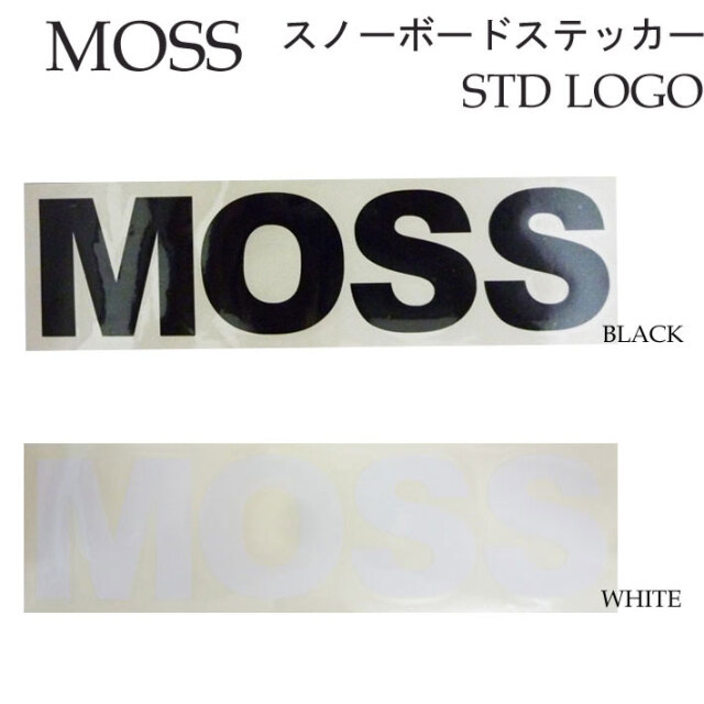MOSS　モス　ステッカー モス MOSS SNOWSTICK スノースティック ロゴ プリントステッカー 100mm