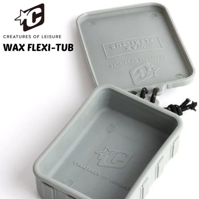 2025 サーフィン ワックスケース クリエイチャー WAX FLEXI-TUB