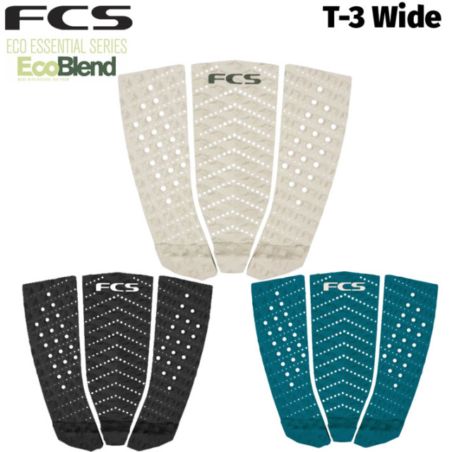 2026 FCS サーフボード デッキパッド [T-3Wide] ECO BLEND T3ワイド 3