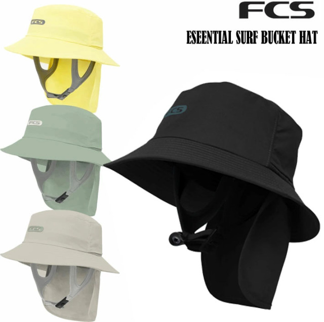 新品未使用　Plow Suef Co. サーフハット　サーフィン　帽子　値下不可 25 FCS サーフハット ESSENTIAL SURF BUCKET HAT アウトドア 帽子 ユニ