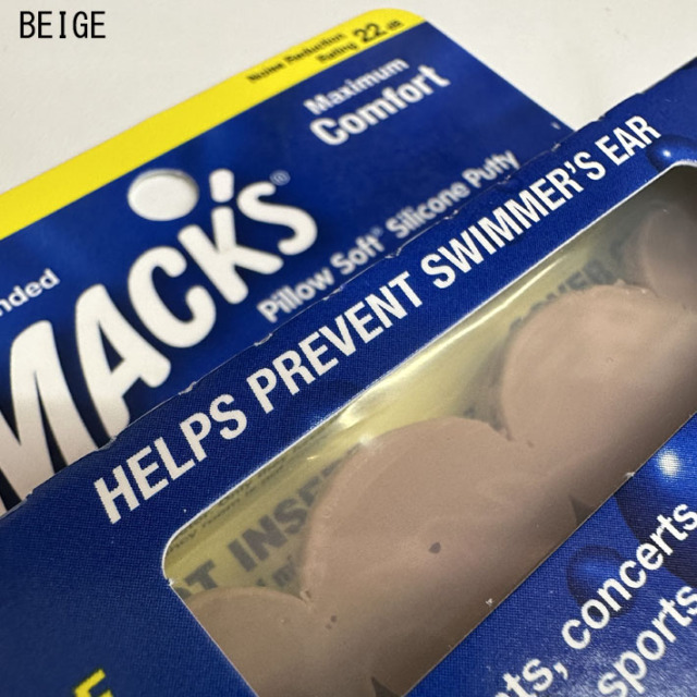 耳栓 MACKS Pillow Soft マックス ピロー ソフト Silicone Earplugs