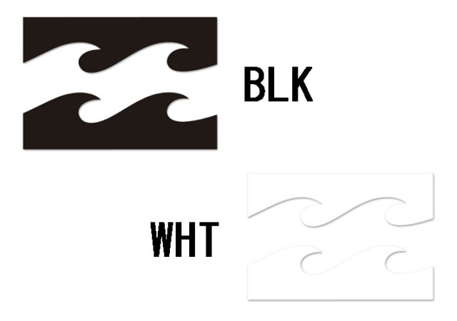 Billabong ビラボン カッティングステッカー 100086 幅48mm サーフ