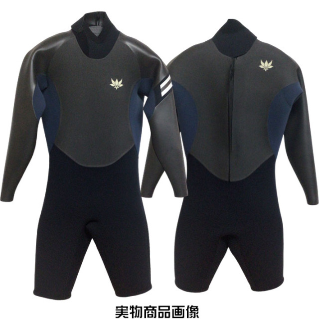 2024 フォローズ別注 ウェットスーツ 3mm ロンスプ バックジップ  