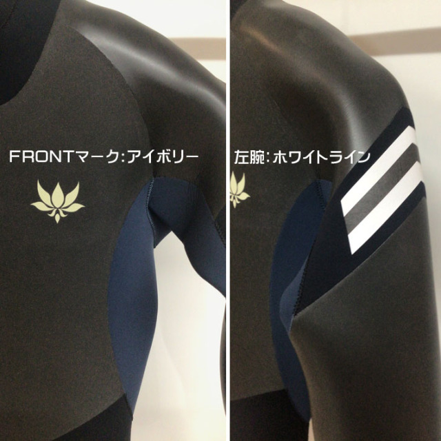 2024 フォローズ別注 ウェットスーツ 3mm ロンスプ バックジップ 