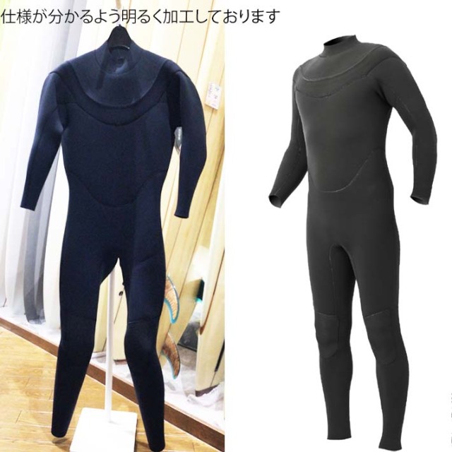 26 メンズ フルスーツ ウェットスーツ AXXE CLASSIC HYBRID U-ZIP 3