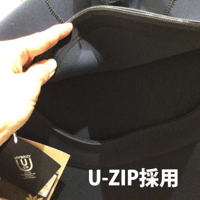 26 メンズ フルスーツ ウェットスーツ AXXE CLASSIC HYBRID U-ZIP 3