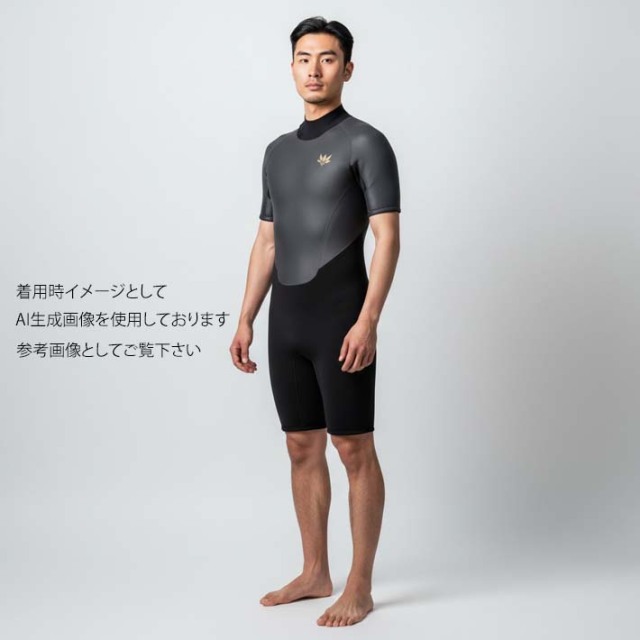 新品未使用 AXXE Classic 3/2mm 半袖スプリング 26 メンズ 半袖 スプリング ウェットスーツ AXXE CLASSIC 2mm BZ