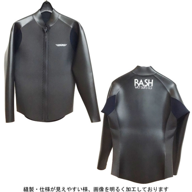 数量限定生産！2026 RASH ラッシュ ウェットスーツ タッパー フロント 