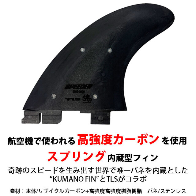 TLS ショートボード クアッドフィン４枚セット ショートボード用フィン TOOLS ツールス SPEEDER FIN TRI QUAD