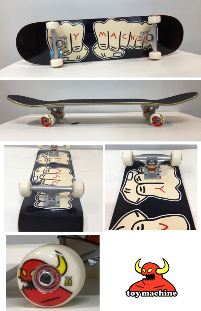 TOY MACHINE トイマシーン スケートボード コンプリート NEW FISTS  