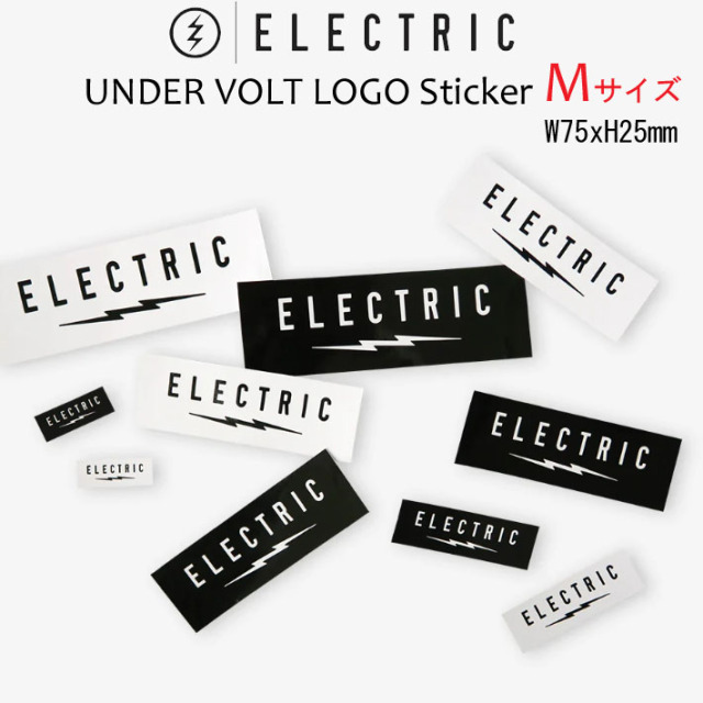 ELECTRIC　エレクトリック　ステッカー ELECTRIC エレクトリック ステッカー UNDER VOLT LOGO [Mサイズ] [39