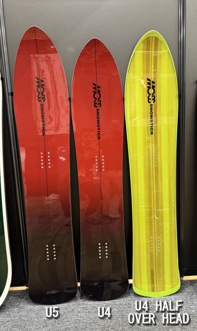 予約商品] 25-26 MOSS SNOWSTICK パウダーボード U4 モス スノー 
