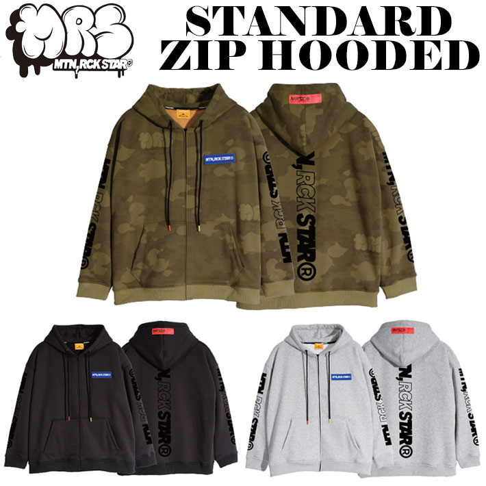[10月末入荷予定] 2026 マウンテンロックスター パーカー STANDARD ZIP HOODED Mtn. Rock Star ジップパーカー ジップアップパーカー フード フーディー アパレル ユニセックス マンロク MOUNTAIN ROCK STAR スノーボード
