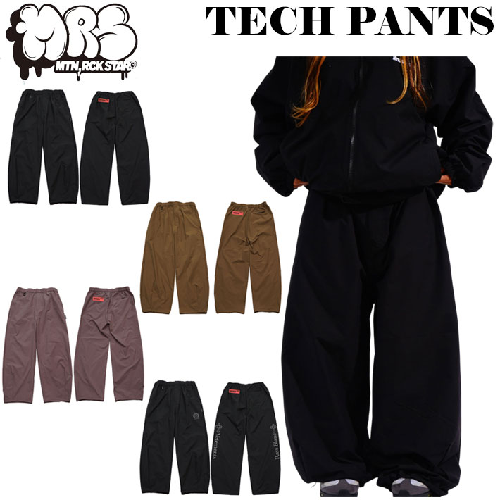 [9月末入荷予定] 2026 マウンテンロックスター TECH PANTS Mtn. Rock Star テック パンツ アパレル ユニセックス マンロク MOUNTAIN ROCK STAR スノーボード