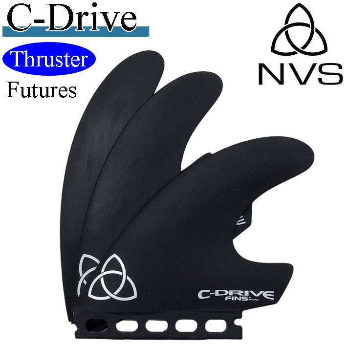 ショートボード用フィン NVS Fin ネイクド バイキング サーフ フィン C-Drive APEX THRUSTER シードライブ FUTURES Naked Viking Surf ショートボード フィン トライフィン 3枚セット