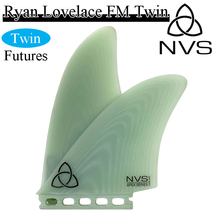 ツインフィン NVS Fin ネイクド バイキング サーフ フィン Ryan Lovelace FM Twin ライアン・ラブレス FUTURES Naked Viking Surf 2FIN 2枚セットフューチャー サーフボード