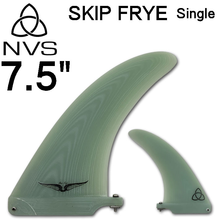 ロングボード用フィン NVS Fin ネイクド バイキング サーフ フィン SKIP FRYE SINGLE FIN 7’5 スキップフライ シングル フィン Naked Viking Surf ロングボードボード フィン