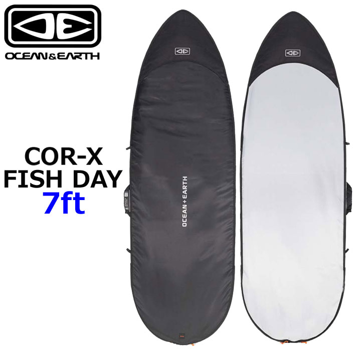 OCEAN＆EARTH サーフボードケース ハードケース COR-X コアエックス FISH DAY COVER 7.0ft オーシャンアンドアース [サーフトリップ特集]