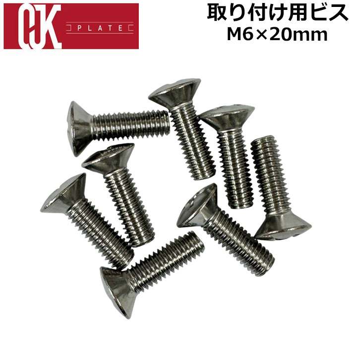 OJKプレート ビス [M6 × 20mm] MOTION ASSIST PLATE 01 CARVING PLATE 04 用 付属 ビス スノーボード ビンディング