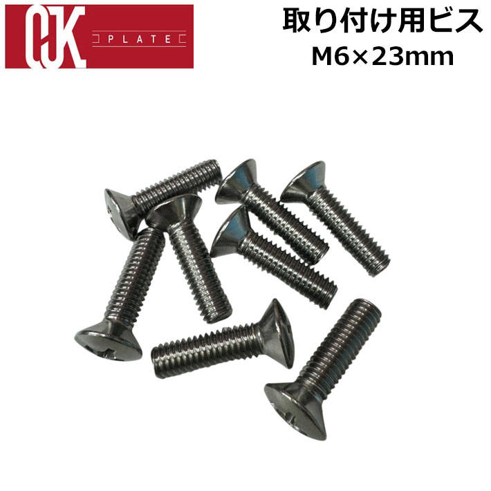 OJKプレート ビス [M6 × 23mm] MOTION ASSIST PLATE 01 CARVING PLATE 04 用 長め ビス スノーボード ビンディング