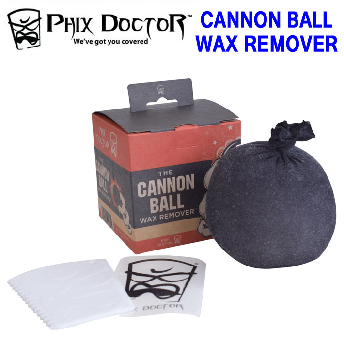 PHIX DOCTOR フィックスドクター ワックスリムーバー cannonball キャノンボール ワックスダウン サーフィン スクレーパー コーム付き