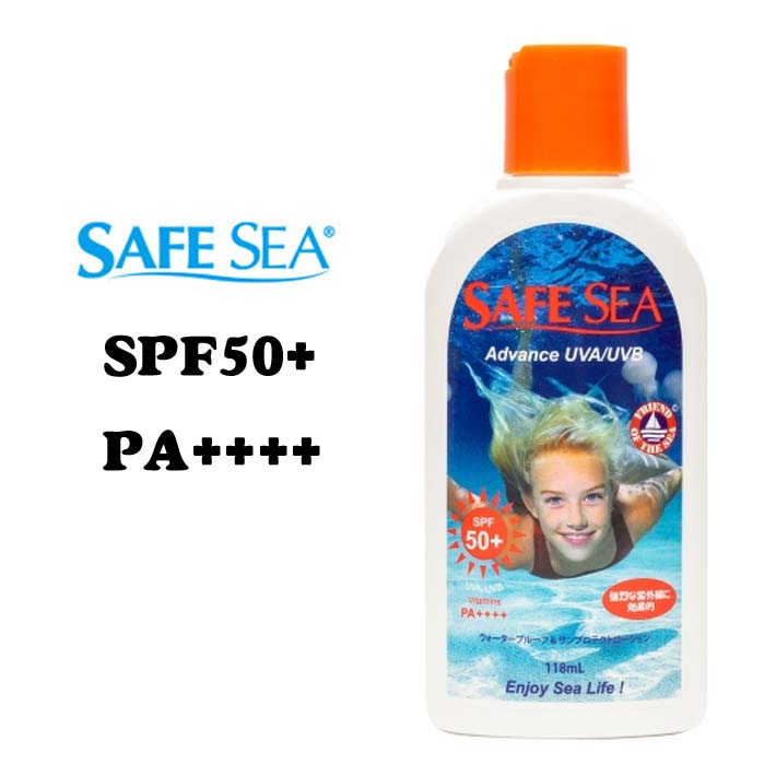 クラゲよけ 日焼け止めローション SAFE SEA セーフシー アドバンス SPF50+ PA++++ UAV/UVB ボトルタイプ [UV対策特集]