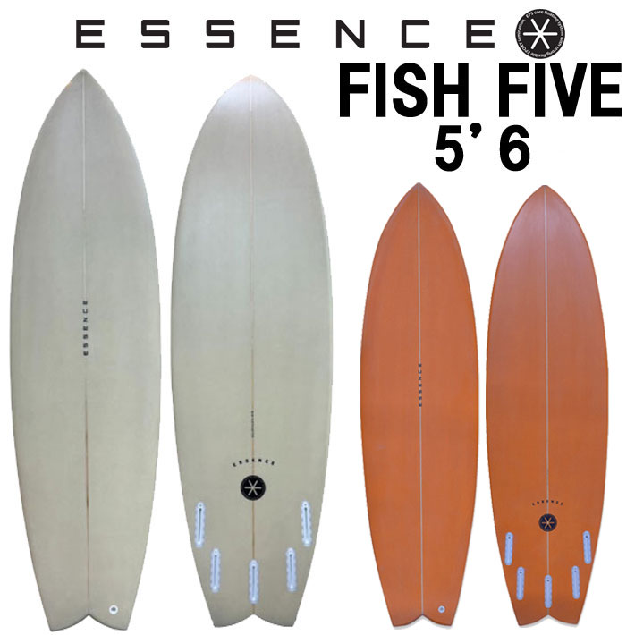 2025 ESSENCE BOARDS エッセンス サーフボード FISH FIVE フィッシュ ファイブ 5’6 サーフィン サーフボード 5FIN 海 ショートボード
