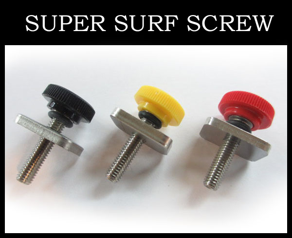 SUPER SURF SCREW（スーパーサーフスクリュー）　ボックスFIN用固定ボルト 【サーフィン・FIN】