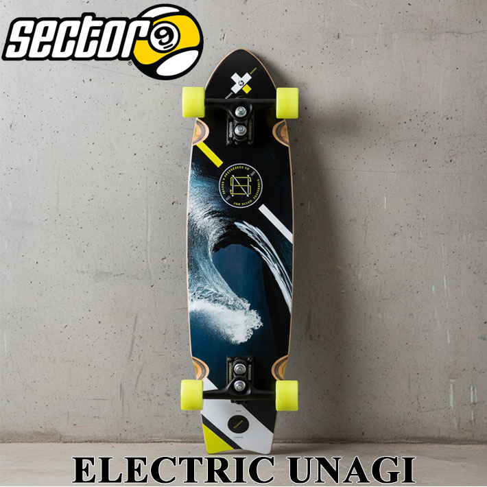 SECTOR9 セクターナイン ELECTRIC UNAGI 34.5インチ SURF サーフスケート オフトレ 陸トレ スケートボード SK8