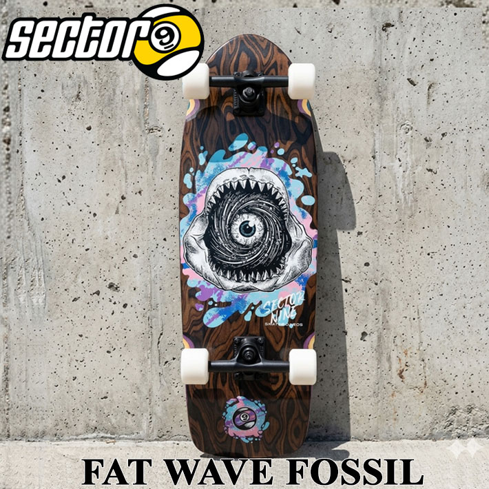 SECTOR9 セクターナイン FAT WAVE FOSSIL 30.0インチ PARK サーフスケート オフトレ 陸トレ スケートボード SK8